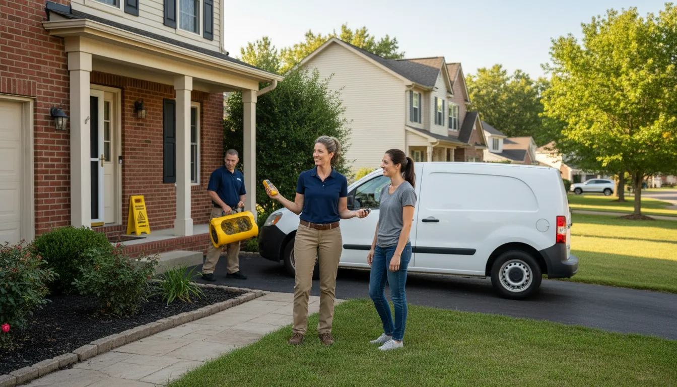 Water restoration image for Emergency Water Removal Services in Davenport, OK